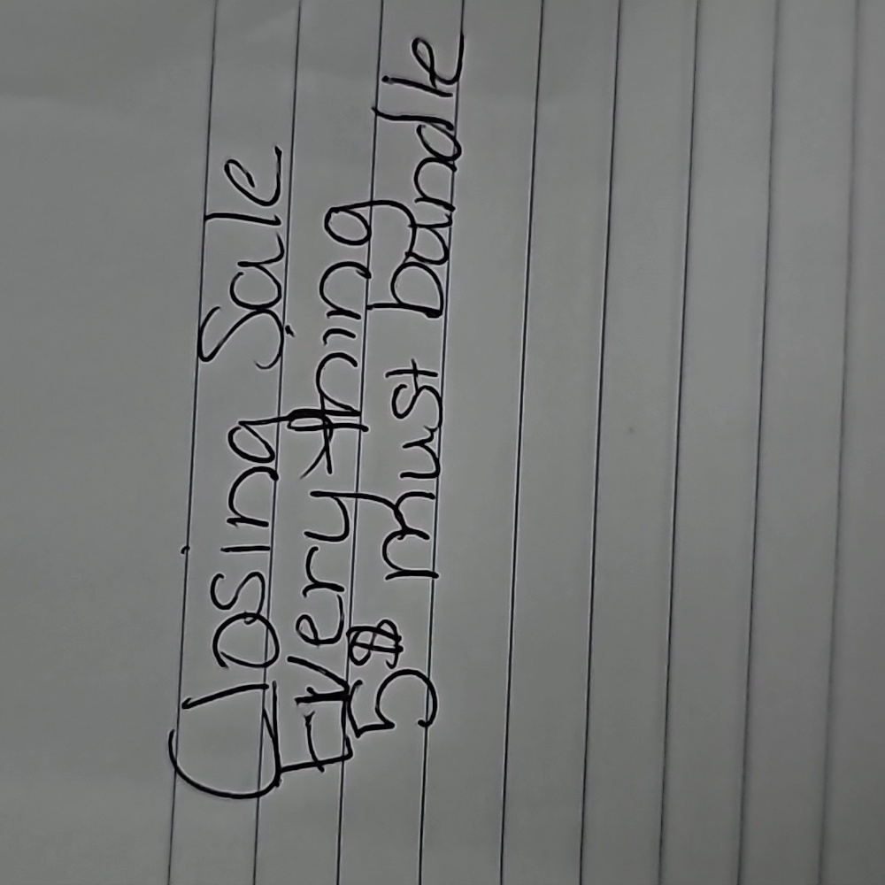 Closing closet september all going to salvation army